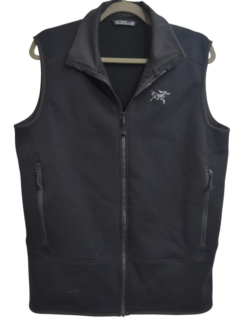 Arc'teryx Men's Black Softshell Vest - Zip Front